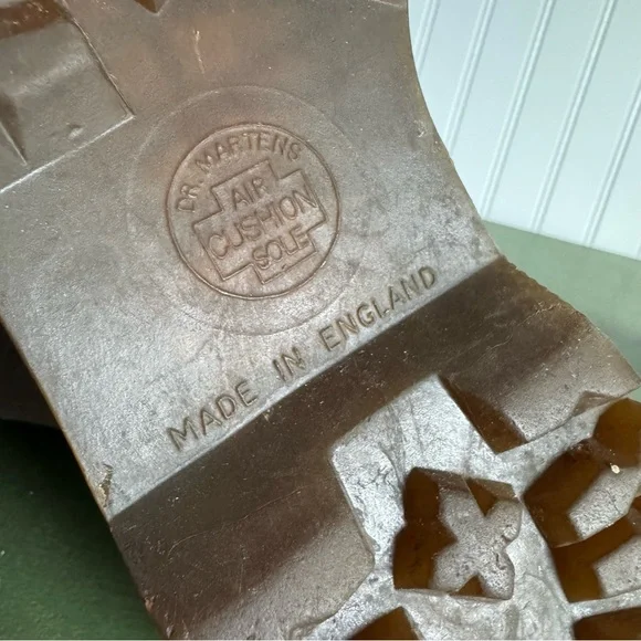 VTG England Two Tone Oxfords/Low Boots in Brown & Green Suede #1461-84 - Picture 9 of 10